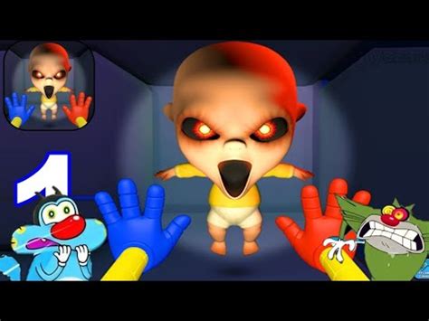 Oggy And Jack Try To Max Level In Yellow Horror Baby Hide Seek Oggy