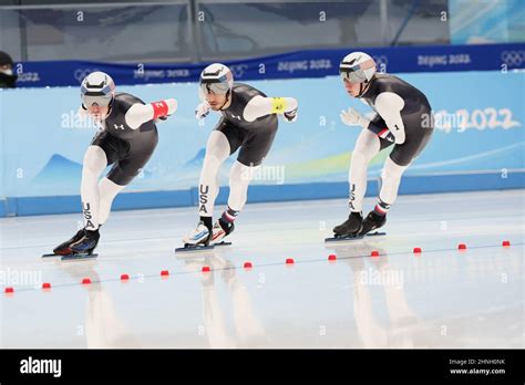 Beijing China 15th Feb 2022 United States Team Group Usa Speed