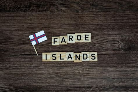 Premium Photo Faroe Islands Wooden Word With Faroe Islands Flag