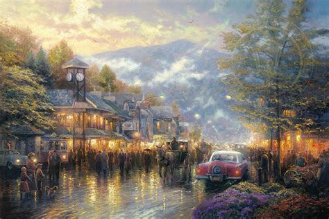 Mountain Memories Thomas Kinkade Village Gallery