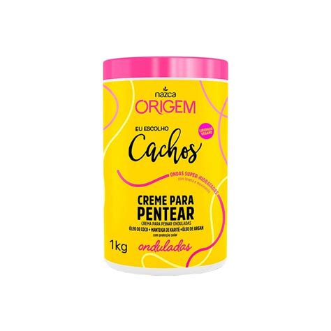 Creme Para Pentear Leave In Nazca Origem Onduladas 1kg Shopee Brasil