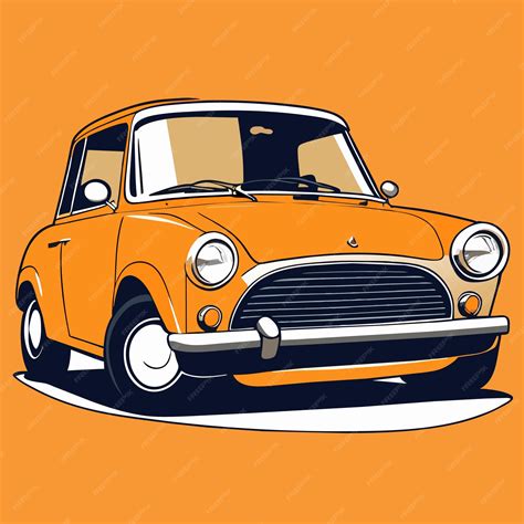 Premium Vector Vintage Car Vector Illustration Retro Car Design