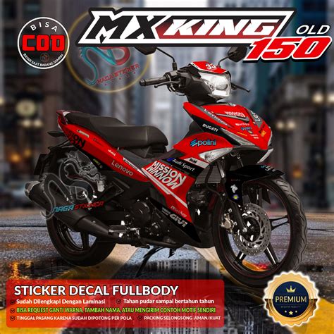 Jual Decal Sticker Striping Full Body Yamaha Jupiter Mx King Old