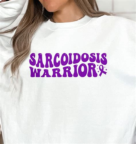 Sarcoidosis Warrior Svg Sarcoidosis Awareness Svg Png Purple Etsy