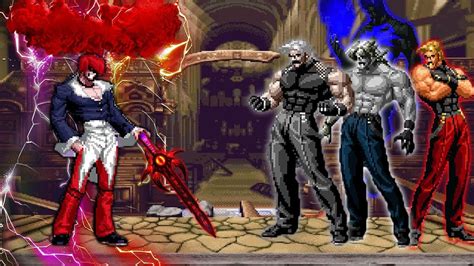 Mugenverse Blood Orochi Iori Vs Ultimate Rugal Team Youtube