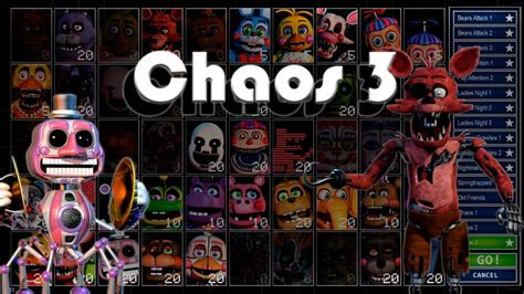 Chaos Fnaf Ucn Youtube