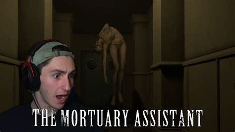 SCARY DEMON IN THE HALLWAY The Mortuary Assistant Demo YouTube