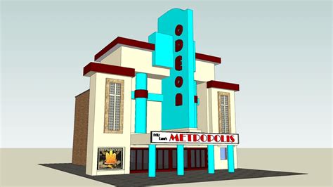 Art Deco Cinema 3d Warehouse