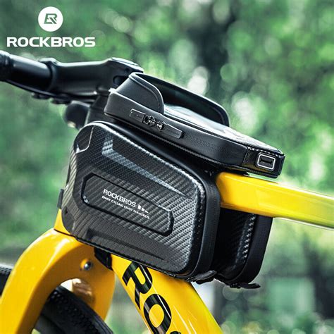 ROCKBROS Bicycle Cycling Front Top Tube Frame Bag Waterproof Phone