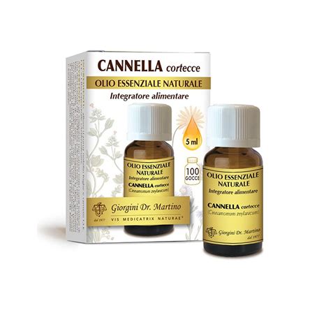 Dr Giorgini Cannella Cortecce Olio Essenziale Naturale 5ml TuttoFarma