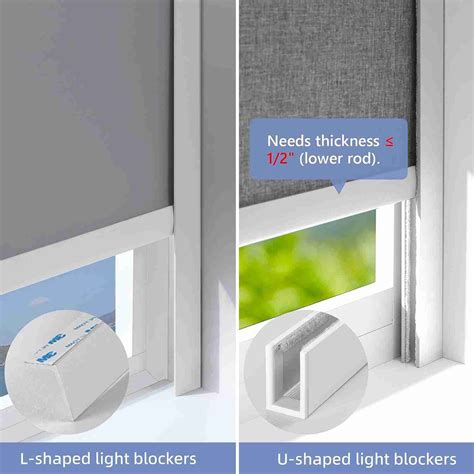 Zstarr U Channel 100 Blackout Light Blockers Review Window Shades