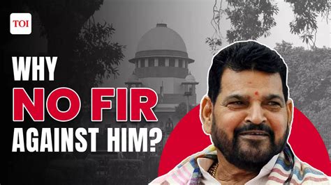 Supreme Court Asks Delhi Police Why No Fir Against Wfi Chief Brij