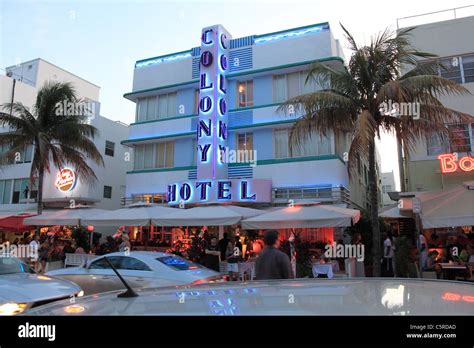 Colony Hotel Ocean Drive Miami South Beach Gold Coast Florida