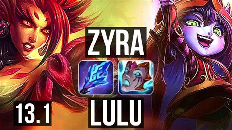 Zyra Varus Vs Lulu Zeri Sup Rank Zyra Games