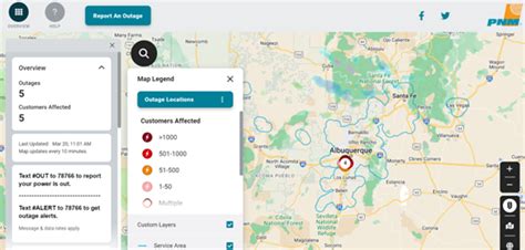 Pnm Launches New Online Outage Map — The Santa Fe Vip