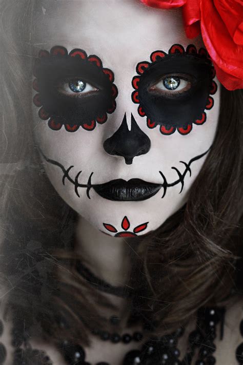 Day Of The Dead Lauren Hughes Flickr Sugar Skull Halloween Visage