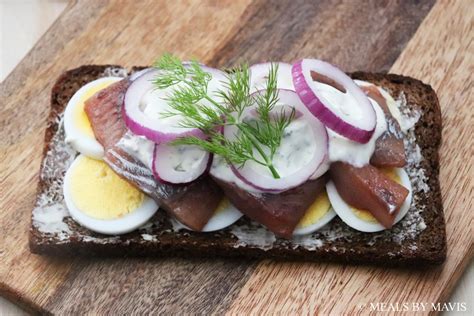 Sillmacka Swedish Style Herring Sandwich Meals By Mavis