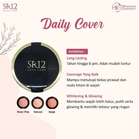 Jual Bedak Glowing Sr Bedak Padat Bedak Glowing Daily Cover Bedak