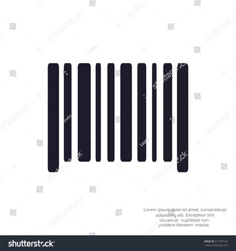 Bar Code Icon Stock Vector 317297126 Shutterstock