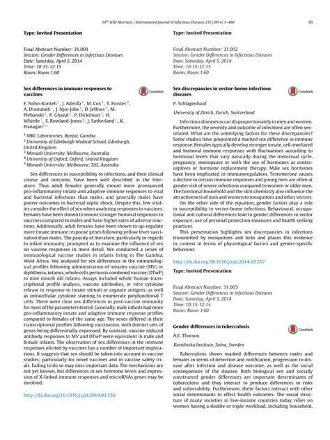 Pdf Sex Differences In Immune Responses To Vaccines