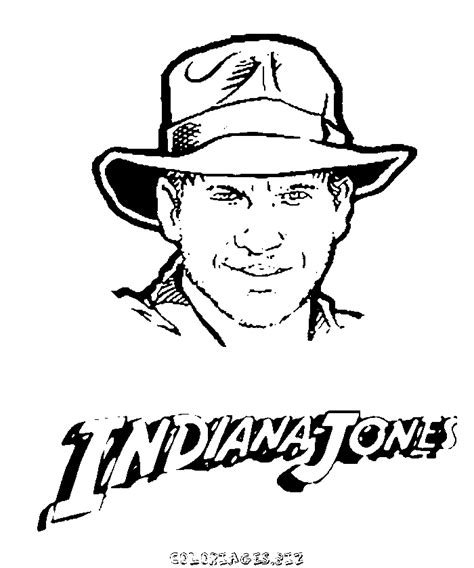 coloriage Indiana Jones gratuit 6135 HÃros