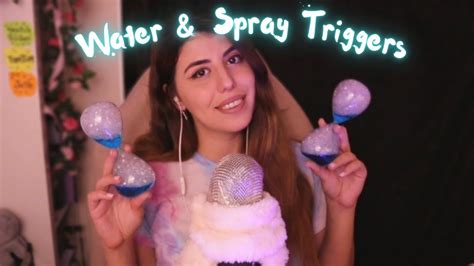 Asmr Water And Spray Triggers 💦 Bubble Hourglass Ice Globes And More