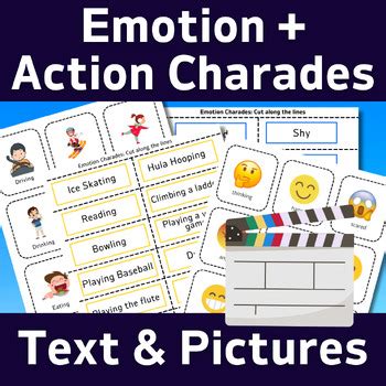 Emotion Charades Social Emotional Learning Game For Body Language