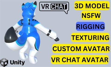 Create Detailed Custom Vrchat Avatar Furry Nsfw Vr Chat Character From Scratch By Alexavatar7