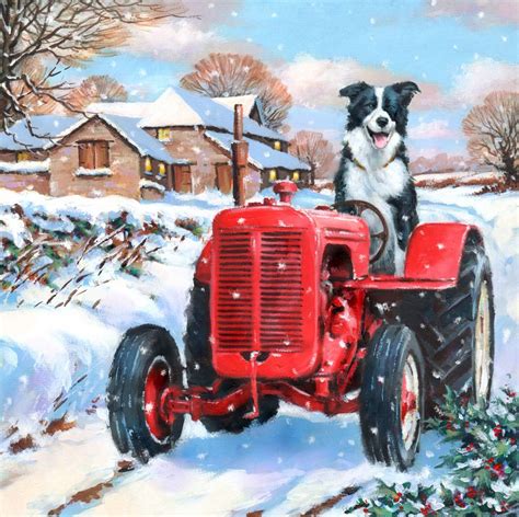 Keith Stapleton Advocate Art Christmas Animals Christmas Dog