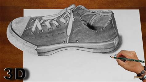 How To Draw A Realistic Shoe Step By Step How to use brush and charcoal ...