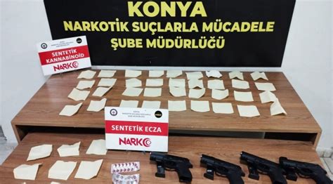 Konya Narkotikten Uyuşturucu Operasyonu 4 kişi tutuklandı ASAYİŞ