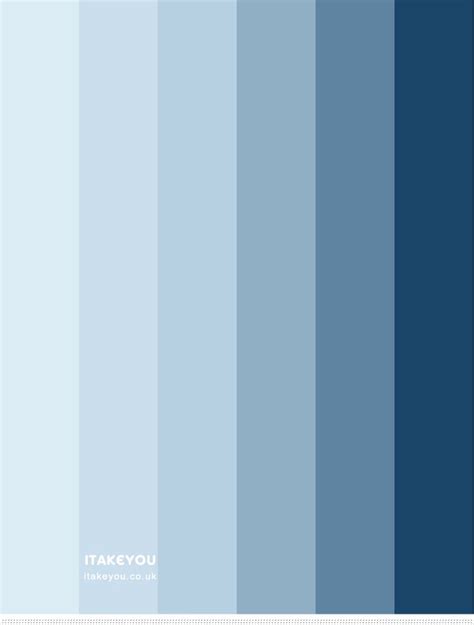 Blue Winter Colour Palette Shades Of Blue Blue Shades Colors