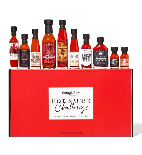 Hot Sauce Challenge Gift Set Of 10 Marketplace 1800Flowers