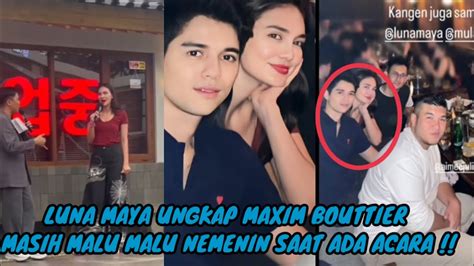 Luna Maya Ungkap Maxim Bouttier Masih Malu Malu Nemani Saat Acara