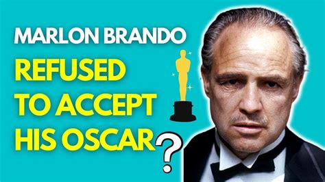 Why Marlon Brando Declined The Best Actor Oscar For The Godfather | Hot ...