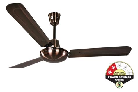 1200 Mm 3 Blades Orient Quasar Brushed Copper Ceiling Fan 5 Star At Rs