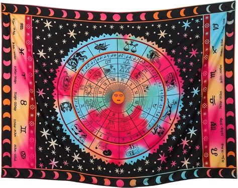 Amazon Zodiac Tapestry Wall Hanging Astrology Tapestry Horoscope