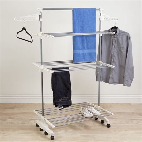 Everyday Home Tier Rolling Drying Rack Reviews Wayfair Ca