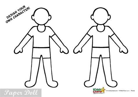 Policeman Paper Doll - Cut Out and Colour Kids Activity | Kiddycharts