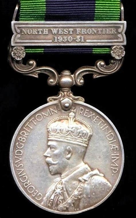 Aberdeen Medals India General Service 1908 35 GV Silver Issue With