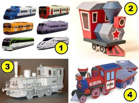 Papermau A Papercraft Collection Of Eight Touristic Trains From Japan By West Japan Railway