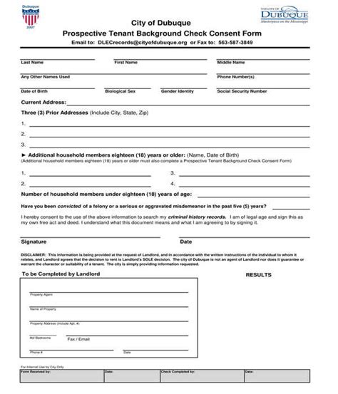 Tenant Background Check