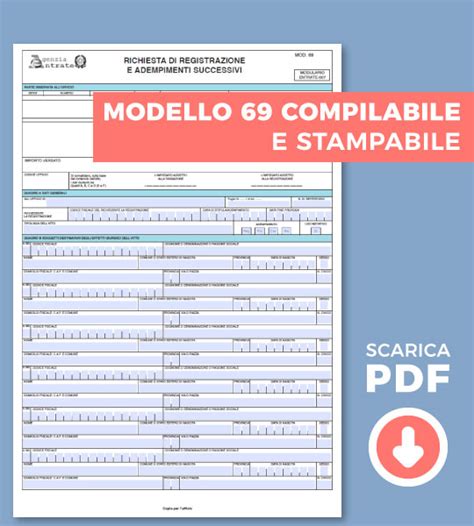 Modello Compilabile Da Scaricare In Pdf E Stampare