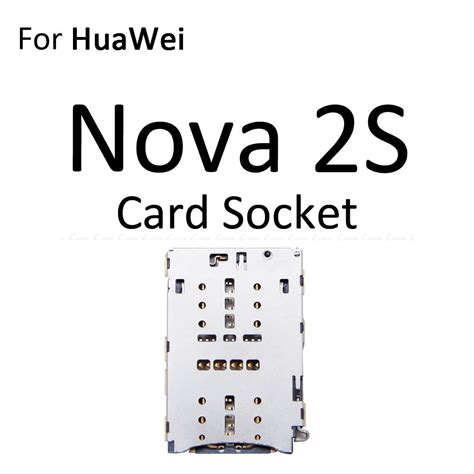 Buy Sim Card Tray Socket Slot Reader Adapter Micro Sd Card For Huawei Nova 3i 2i 2s Holder