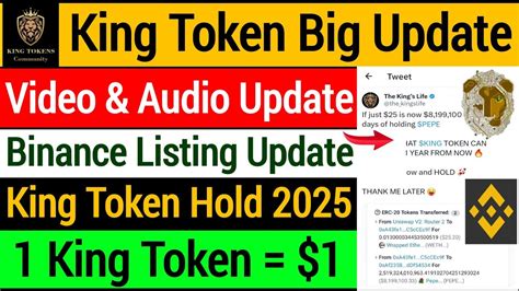 King Token Big New Updates Binance Listing Update Nd Round