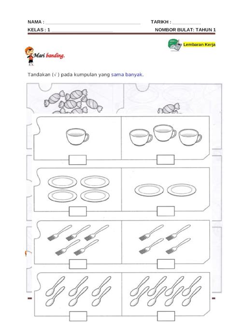 Doc 1 Latihan Nombor Hingga 10 Mari Banding Dokumentips