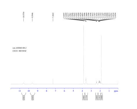 Methyl L Proline Methyl Ester Hydrochloride H Nmr Spectrum