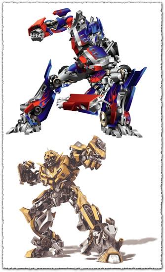 Bumblebee And Optimus Prime Transformers Vectors