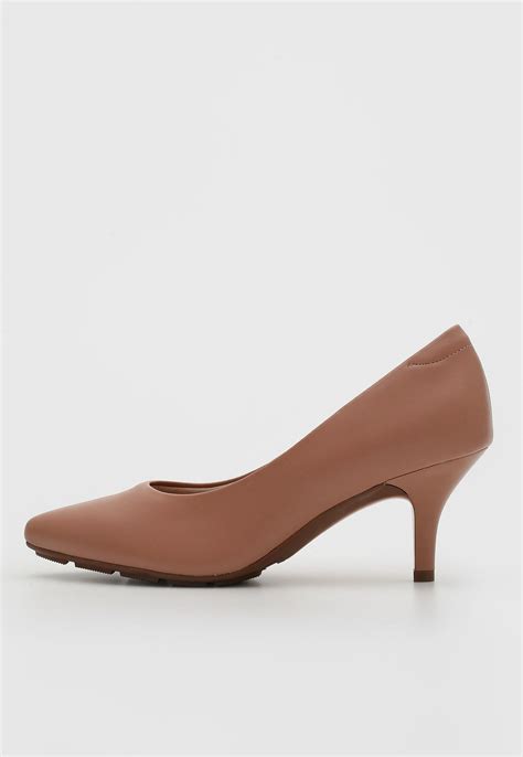Scarpin Modare Salto Fino Nude Compre Agora Dafiti Brasil