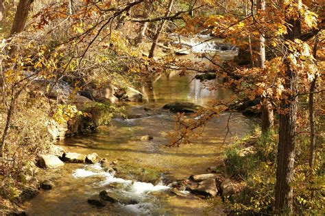 Autumn Creek And Waterfall Free Stock Photo - Public Domain Pictures